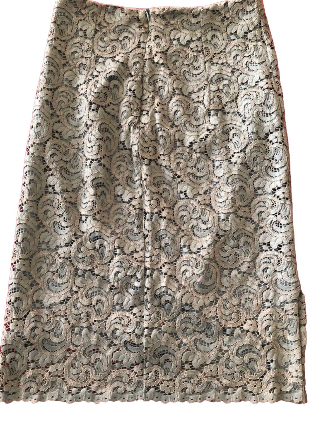 Real French Lace Guipure Skirt Limited Edition From France