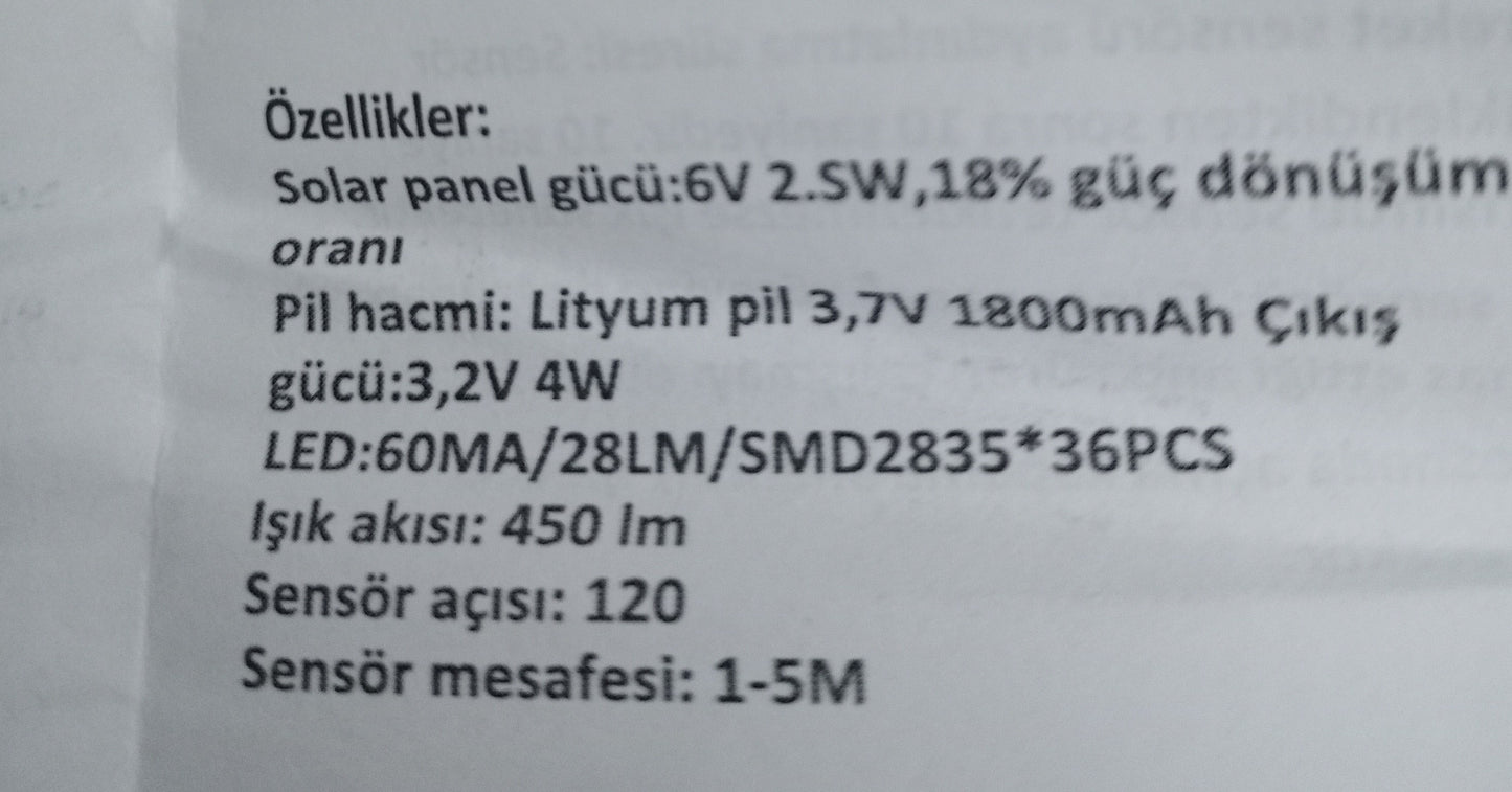 Solar İnteraction Wal Lamp