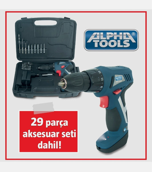 Alpha Tools Şarjlı Vidalama