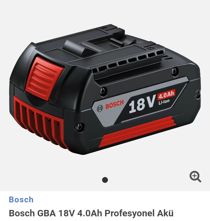 Bosch GBA 18V 4.0 Ah Profesyonel Akü